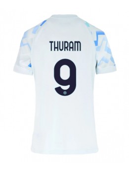 Billige Inter Milan Marcus Thuram #9 Bortedrakt Dame 2025-26 Kortermet